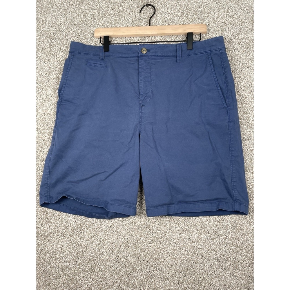 johnnie-O Mens Chino Shorts High Tide Blue JMSH1400 Size 38 Cotton Stretch